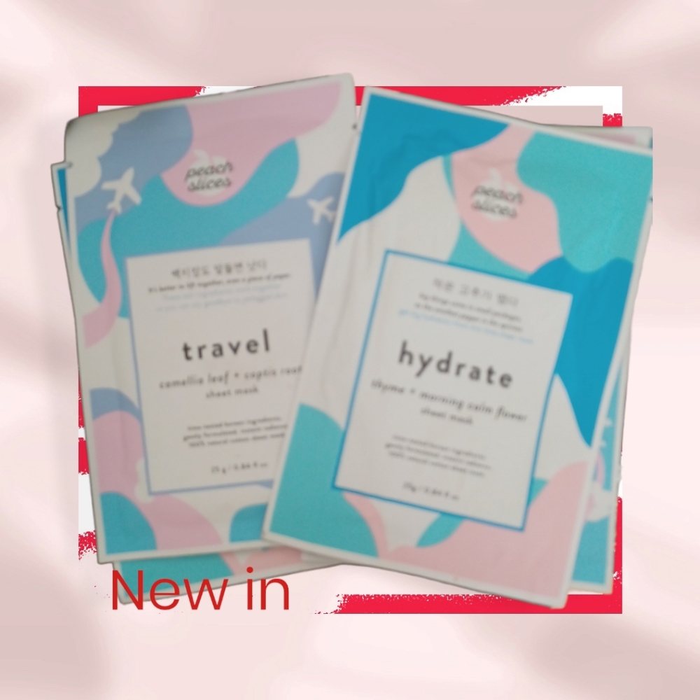 Peach & Lily  Face Mask (4) pack.